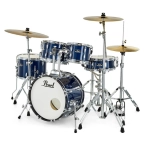 PEARL RS585BC/C743 Batteria 18 10 12 14 13 Roadshow Royal Blue Metallic con Hardware e Piatti Sabian 20 16 14