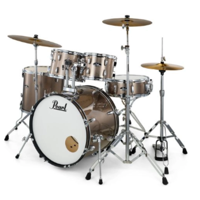 PEARL RS525SBC/C707 Batteria 22 10 12 16 14 Roadshow Bronze Metallic con Hardware e Piatti Sabian 20 16 14