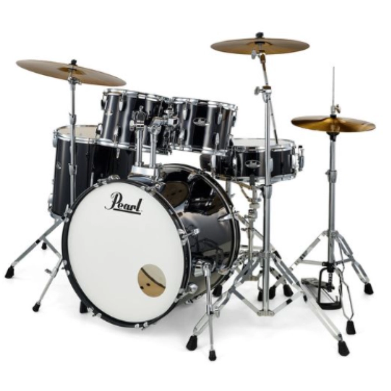 PEARL RS525SBC/C31 Batteria 22 10 12 16 14 Roadshow Jet Black con Hardware e Piatti Sabian 20 16 14