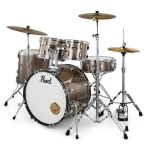 PEARL RS505BC/C707 Batteria 20 10 12 14 14 Roadshow Bronze Metallic con Hardware e Piatti Sabian 20 16 14