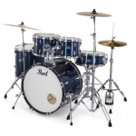 PEARL RS505BC/C743 Batteria 20 10 12 14 14 Roadshow Royal Blue Metallic con Hardware e Piatti Sabian 20 16 14
