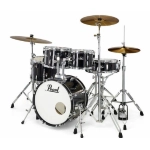 PEARL RS585BC/C31 Batteria 18 10 12 14 13 Roadshow Jet Black con Hardware e Piatti Sabian 20 16 14