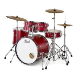 PEARL RS525SBC/C747 Batteria 22 10 12 16 14 Roadshow Matte Red con Hardware e Piatti Sabian 20 16 14