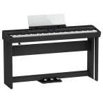 Roland FP90X BK Home Bundle Pianoforte Digitale 88 Tasti Nero con Supporto e Pedaliera