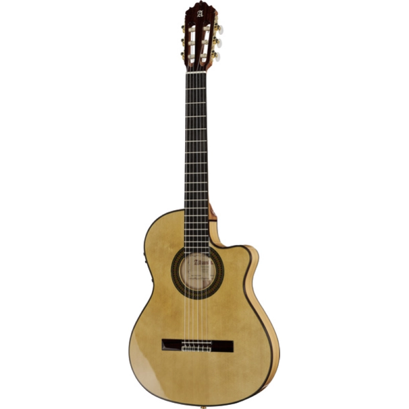 Alhambra 7FC CT E2 chitarra flamenco elettrificata con borsa