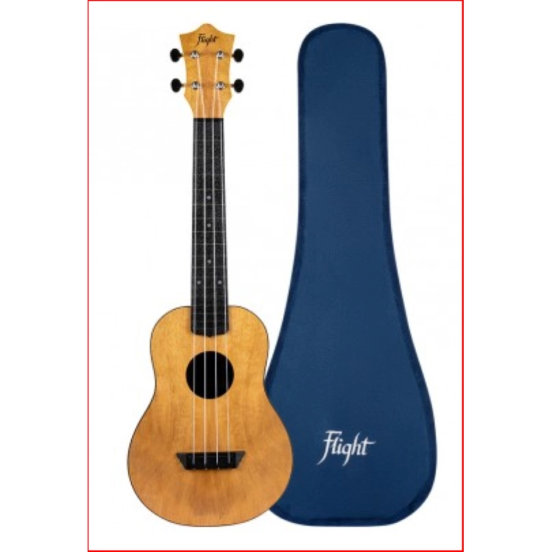 FLIGHT TUC55 Mango, Ukulele Travel Concert, c/borsa