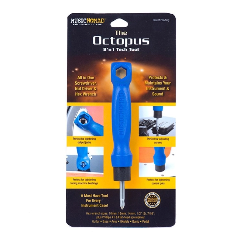 MusicNomad The Octopus 8 in 1 Tech Tool The Octopus 8 in 1 Tech Tool