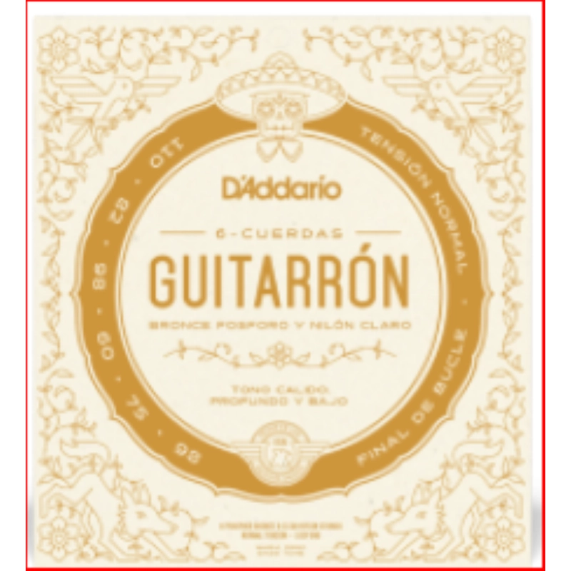 D’Addario MG10N Guitarrón Normal Tension, 6 Strings