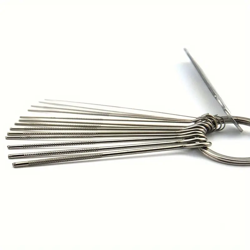 Set di Lime per Saddle Nut del Ponte della Chitarra, 13 Lime a Ago