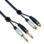 Bespeco EAY2JR Cavo Doppio Jack Mono - Doppio RCA