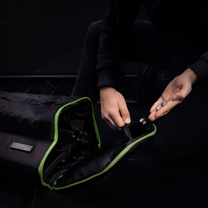 Gravity TBGMS6B Borsa con Ruote per 6 Aste Microfoniche