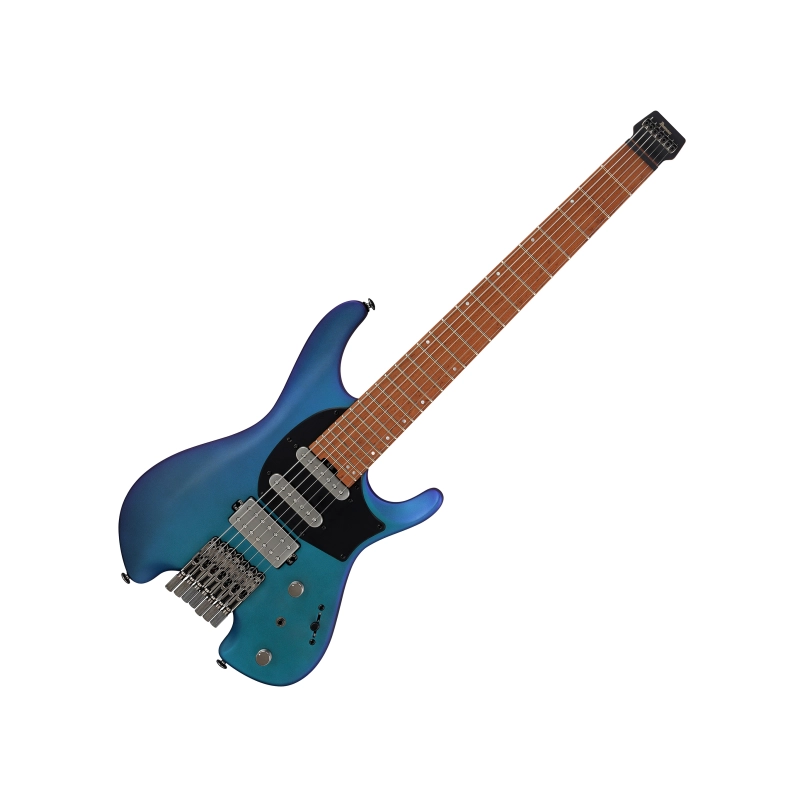 Ibanez Q547B-MM Chitarra Elettrica 7 Corde completa di Borsa Blue Chameleon Metallic Matte