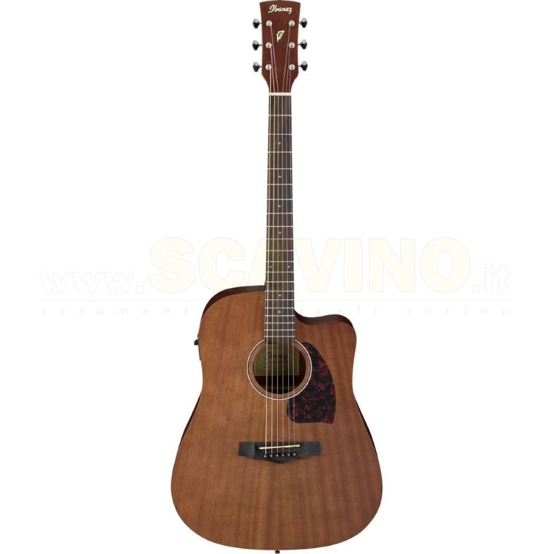 Ibanez PF12MHCE OPN Chitarra acustica elettrificata Open Pore finitura Natural spalla mancante