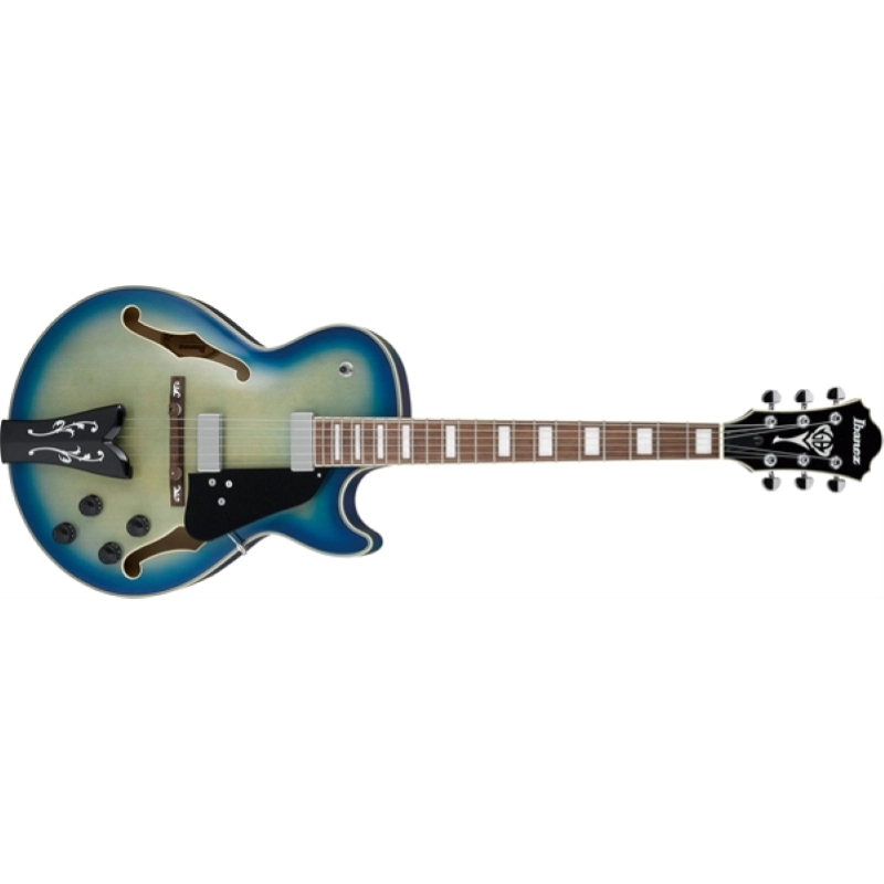 Ibanez GB10EMJBB George Benson Signature 6 corde finitura Jet Blue Burst