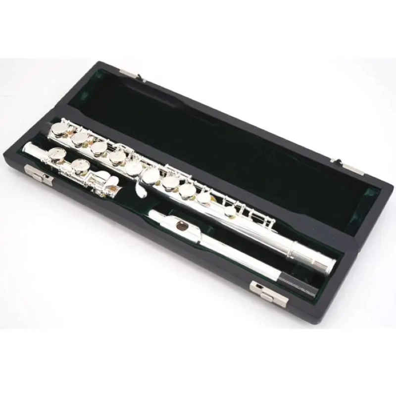 Pearl PF500-1R Flauto Traverso Quantz Argentato fori chiusi