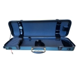 Astuccio Violino Bruck/Yuan fibra di Carbonio tipo BAM rettangolare, verde muschio