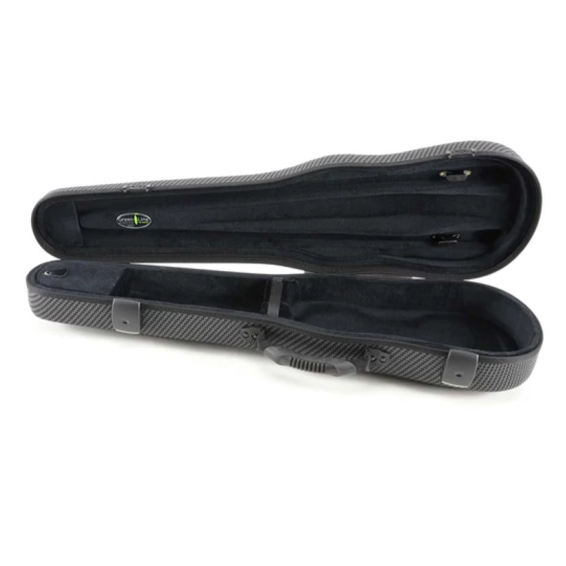 Jakob Winter 51015 Astuccio per Violino Sagomato in Fibre Naturali Carbon Grey