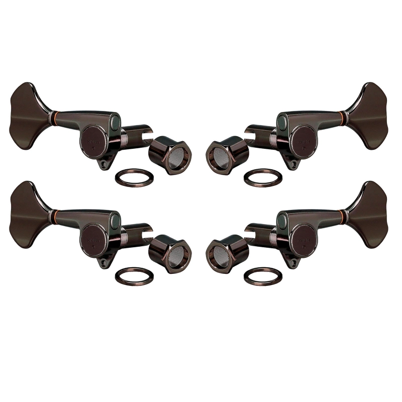 Gotoh GB707-LRCK Meccaniche Basso 2L+2R Black Chrome Meccaniche Basso 2L+2R Black Chrome