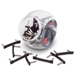 RockBoard Flat Patch Connec Bender Black 7,5cm Boccia 50pcs RBO CAB PC F B75 BW