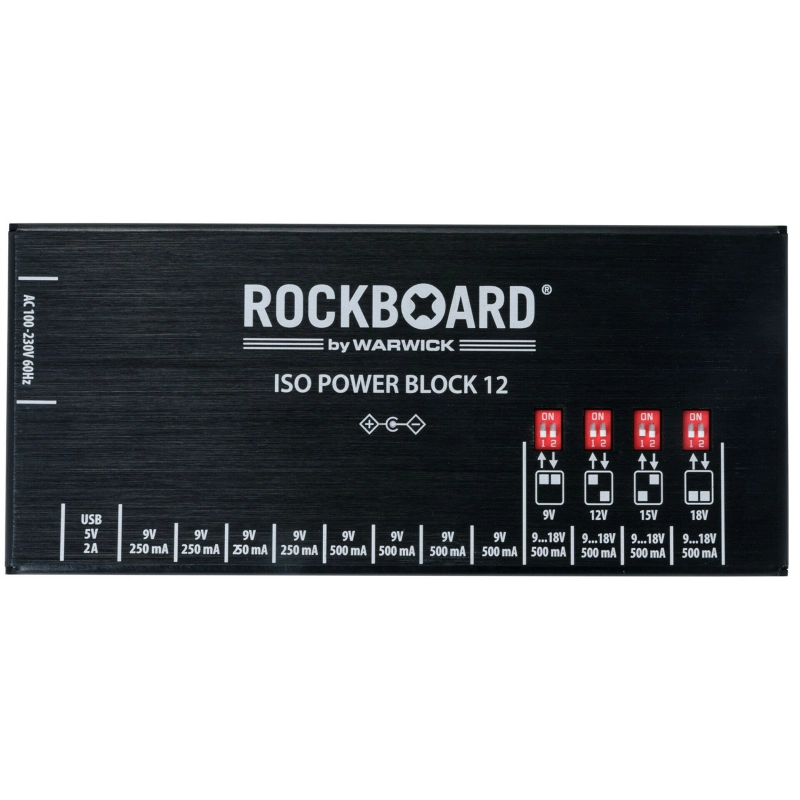 RockBoard Power Block ISO 12 IEC Alimentatore RBO POW ISO 12 IEC