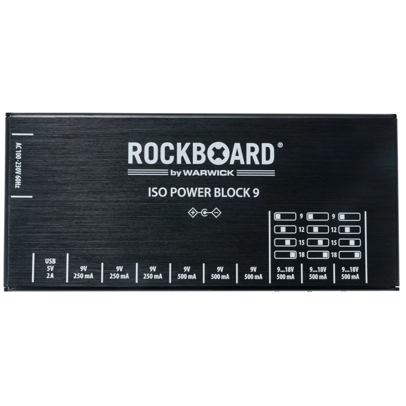 RockBoard Power Block ISO 9 IEC Alimentatore RBO POW ISO 9 IEC