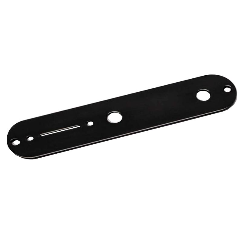 Gotoh CP-10-B Control Panel Tele Style Black Control panel in metallo per chitarra elettrica Tele Style