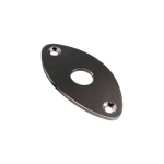 Gotoh JCB-2-CK Jack Cover Black Chrome Jack cover in metallo