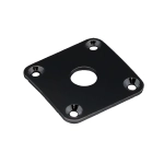 Gotoh JCB-4-B Jack Cover Quadrata Black Jack cover quadrata in metallo