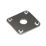 Gotoh JCB-4-CK Jack Cover Quadrata Black Chrome Jack cover quadrata in metallo