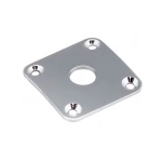 Gotoh JCB-4-C Jack Cover Quadrata Chrome Jack cover quadrata in metallo
