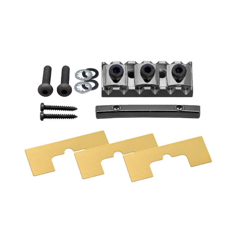 Gotoh GHL-1-CK Locking Nut 6 Corde Black Chrome Locking Nut 6 Corde Black Chrome