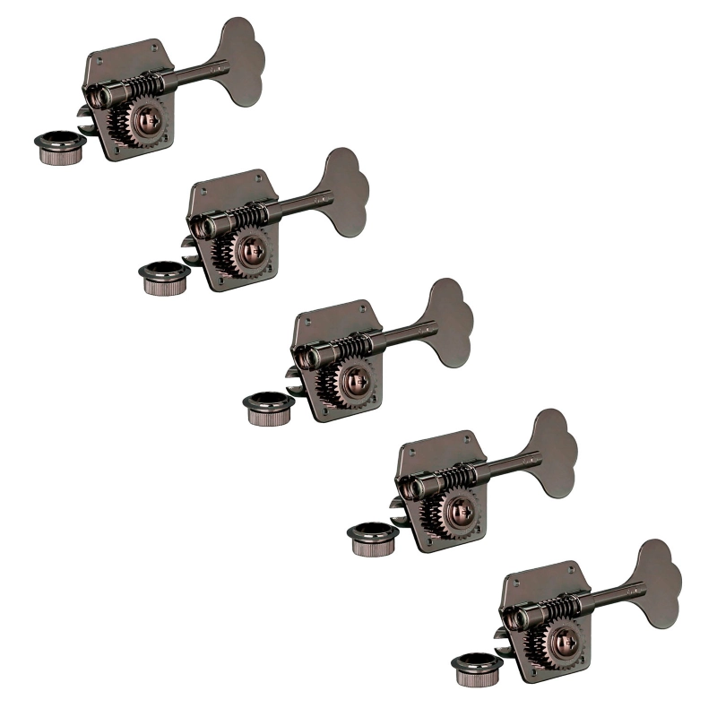 Gotoh GB640-L5CK Meccaniche Basso 5L Black Chrome Meccaniche Basso 5L Black Chrome