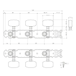 Gotoh 35G450N Meccaniche Classsica Nickel Meccaniche Classsica Nickel