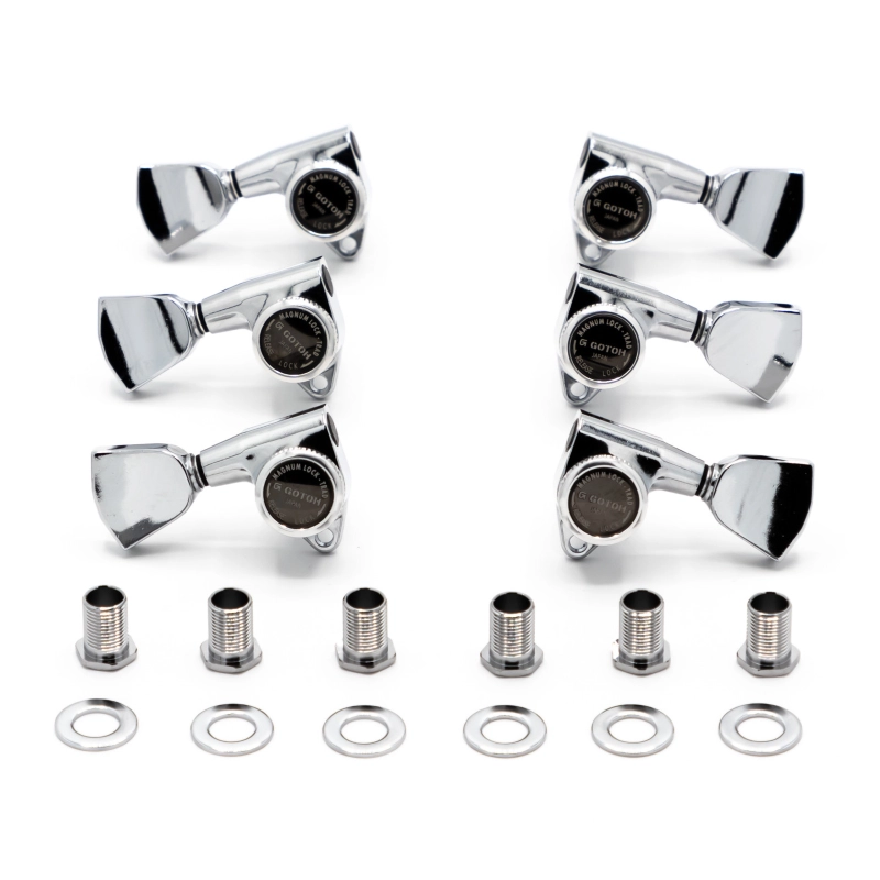 Gotoh SG301MGT-04-LRC Meccaniche Locking 3L+3R Chrome Meccaniche Locking 3L+3R Chrome