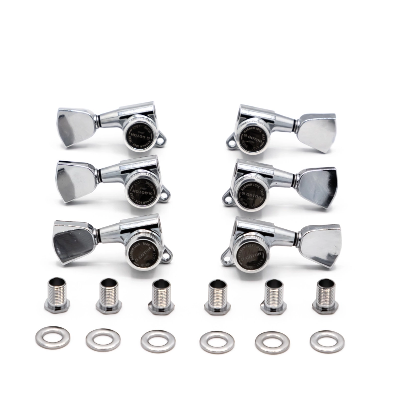 Gotoh SG381MGT-04-LRC Meccaniche Locking 3L+3R Chrome Meccaniche Locking 3L+3R Chrome