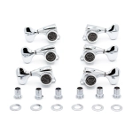 Gotoh SGL510ZMGT-L5-LRC Meccaniche Locking 3L+3R Chrome Set di meccaniche autobloccanti 3+3 per chitarra elettrica