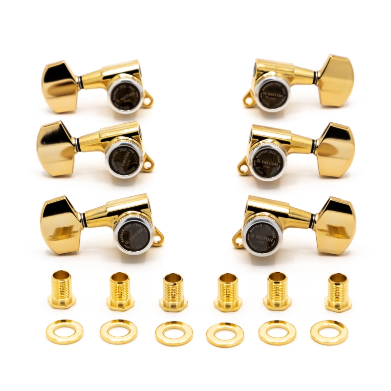 Gotoh SG381MGT-01-LRGG Meccaniche Locking 3L+3R Gold Meccaniche Locking 3L+3R Gold