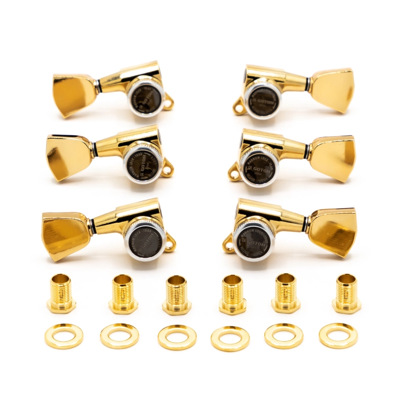Gotoh SG381MGT-04-LRGG Meccaniche Locking 3L+3R Gold Meccaniche Locking 3L+3R Gold