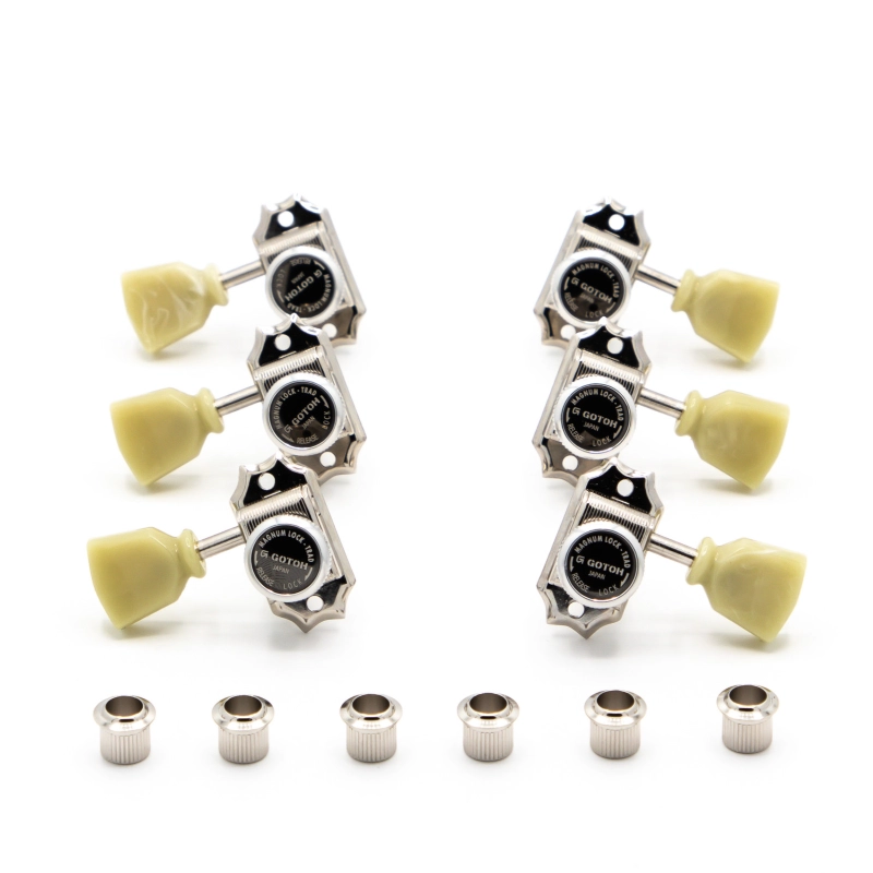 Gotoh SD90MGT-SL-LRN Meccaniche Locking 3L+3R Nickel Meccaniche Locking 3L+3R Nickel