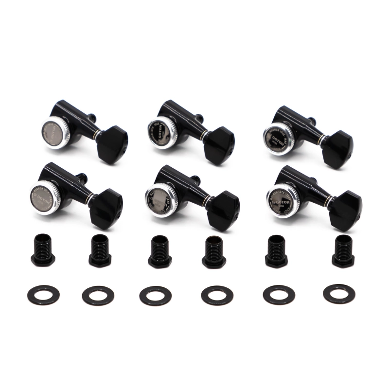 Gotoh SG381MGT-07-LB Meccaniche Locking 6L Black Meccaniche Locking 6L Black