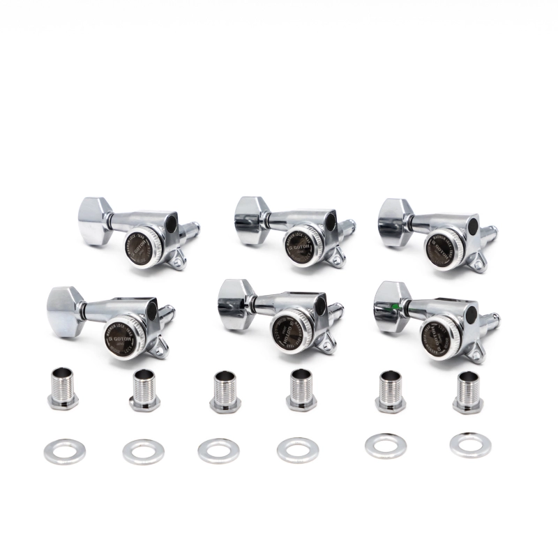 Gotoh SG381MGT-07-RC Meccaniche Locking 6R Lefty Chrome Meccaniche Locking 6R Lefty Chrome