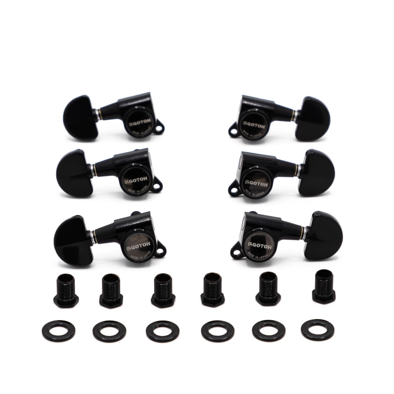 Gotoh SG381-20-LRB Meccaniche Standard 3L+3R Black Meccaniche Standard 3L+3R Black
