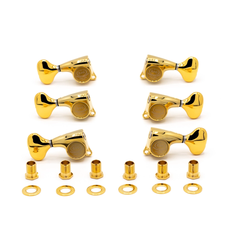 Gotoh SGL510Z-L5-LRGG Meccaniche Standard 3L+3R Gold Set di meccaniche 3+3 per chitarra elettrica