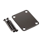 Gotoh NBS-3-CK Neck Plate Black Chrome Neck plate in metallo