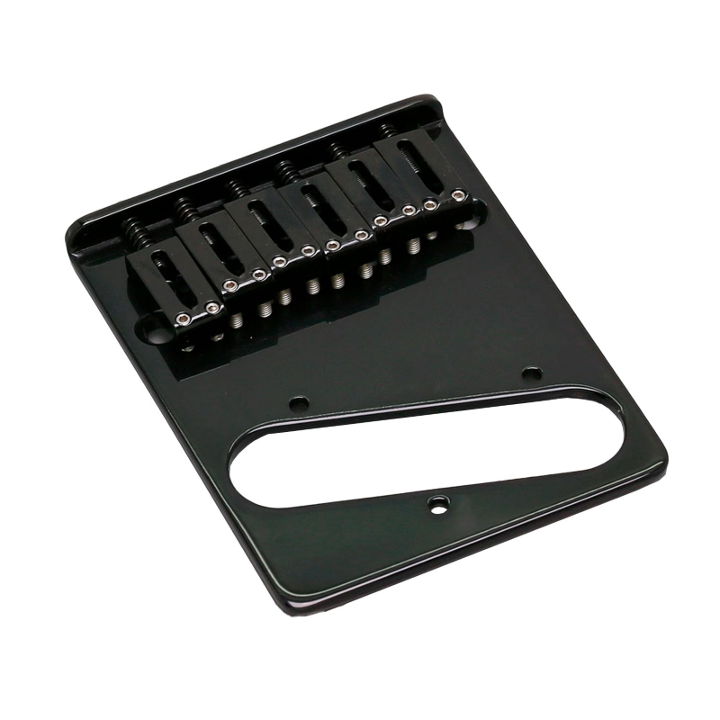 Gotoh GTC201-B Ponte Fisso Tele Style 6 Corde Black Ponte Fisso Tele Style 6 Corde Black