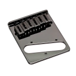Gotoh GTC201-CK Ponte Fisso Tele Style 6 Corde Black Chrome Ponte Fisso Tele Style 6 Corde Black Chrome
