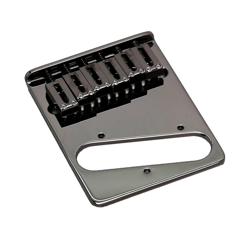 Gotoh GTC201-CK Ponte Fisso Tele Style 6 Corde Black Chrome Ponte Fisso Tele Style 6 Corde Black Chrome