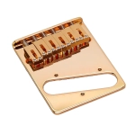 Gotoh GTC202-GG Ponte Fisso Tele Style 6 Corde Gold Ponte Fisso Tele Style 6 Corde Gold