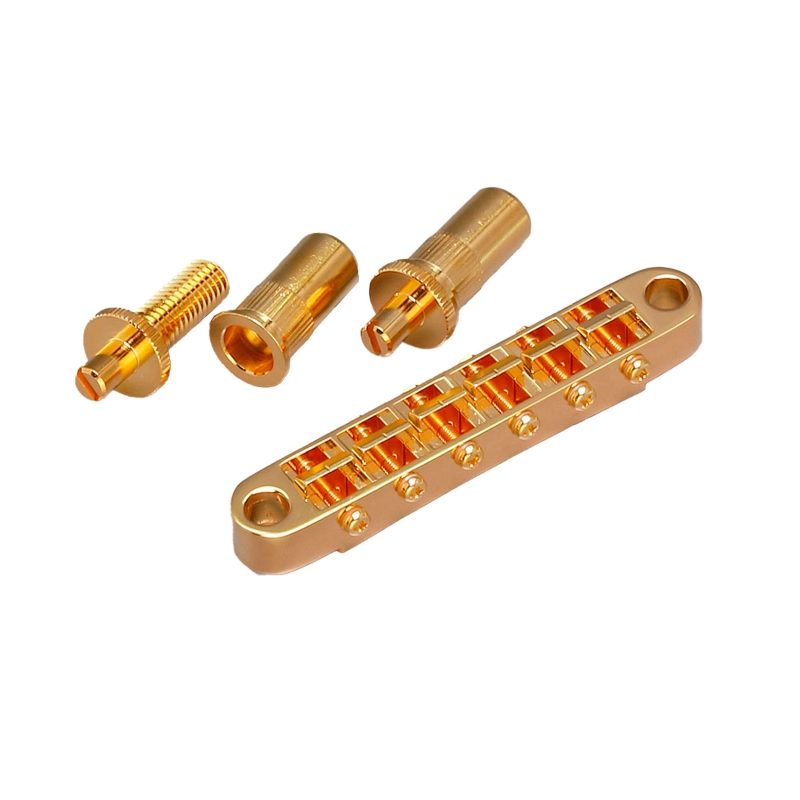 Gotoh GE103B-T-GG Ponte Fisso TOM Style 6 Corde Gold Ponte Fisso TOM Style 6 Corde Gold