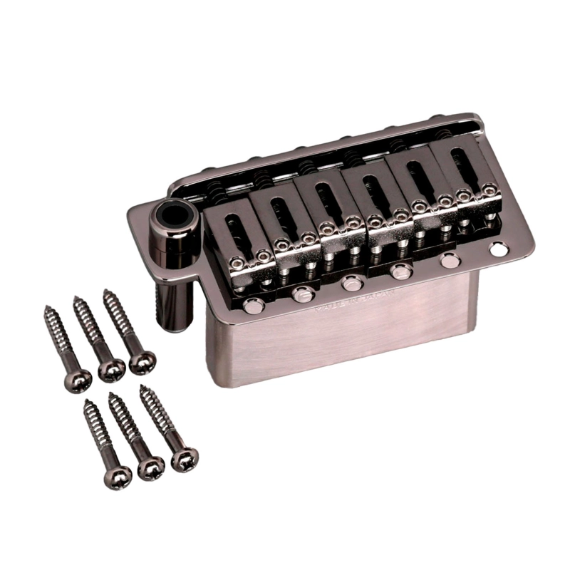 Gotoh NS510TS-FE2-42CK Ponte Tremolo 6 Corde Black Chrome Ponte Tremolo 6 Corde Black Chrome